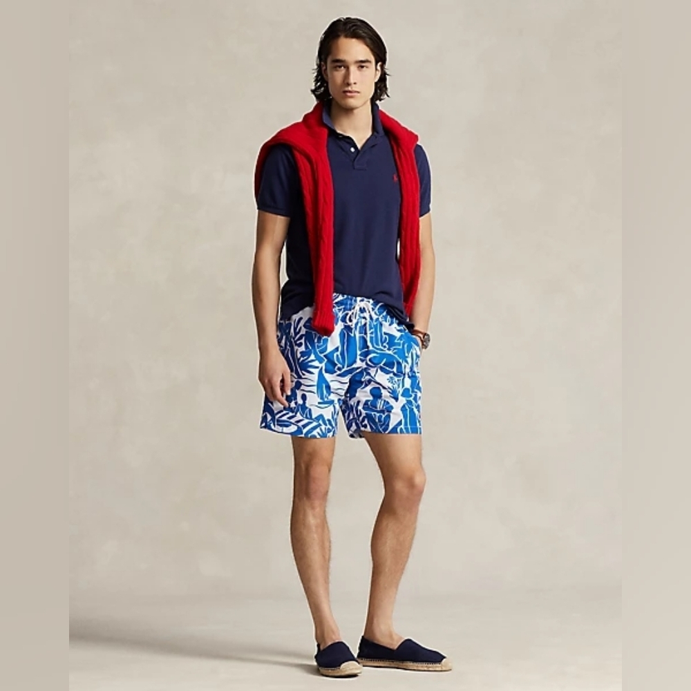 POLO RALPH LAUREN Men’s 5.75" Traveler Classic Swim Trunk Size XL